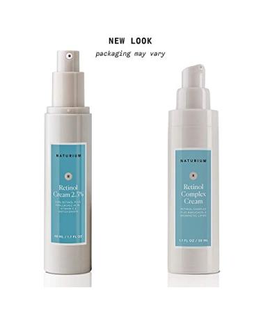 Naturium Retinol Complex Face Cream 2.5% with Bakuchiol & Lipids - Moisturizing Skin Repair 1.7 oz - Buy Online on GoSupps.com
