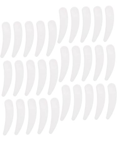 AUTSUPPL 200 Pcs Mask Scoop Cream Scoop Spa Applicator Brush for Makeup Mask Spatulas White - Buy Online on GoSupps.com