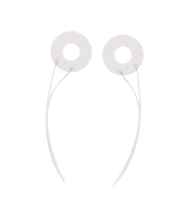 Housoutil 2pcs Ceramic Coil Heating Plate Replacement Ceramic Coils Hairdressing Ceramic Coil Hairdressing Machine Electric Appliances Ceramic Coil Element Plastic Electro-Thermal White 9.5X2.5CM White