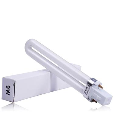 Nail Art Dryer Lamp Tube 9W UV Replacement Tube 365nm Lamp Bulb Tube U Shaped Lamp Bulb Tube for UV Lamp Nail Art Dryer