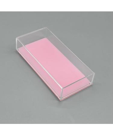 Acrylic Eyelash Organizer - Grafting False Eyelash Pallet Display | Beauty Extension Supplies & Storage (Pink - Buy Online on GoSupps.com