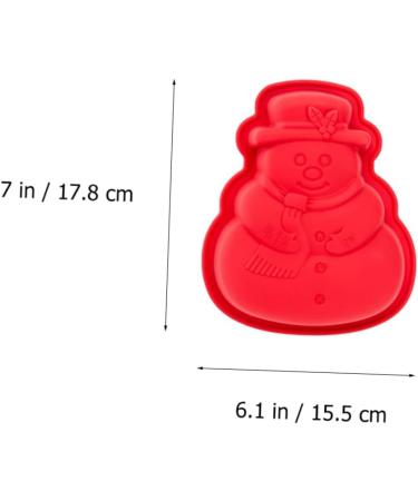 GRIRIW Cupcake 2 Pcs Baking Mold Silicone Molds Reindeer Fondant Mold Xmas Cake Silicone DIY Mold Dessert Non Stick 17.8X15.5X3CM As Shown - Buy Online on GoSupps.com