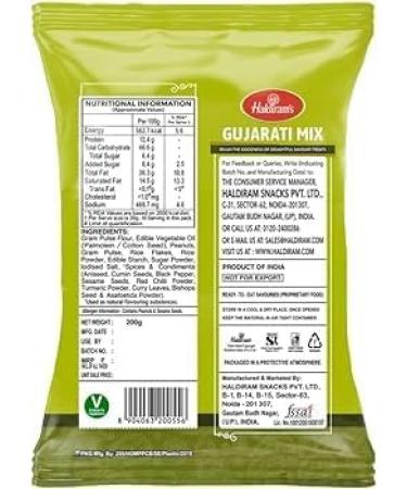 Haldiram's Gujrati Mix | 200g (Pack of 2) | Popular Indian Savouries | Treat for Every Occasions | Crispy and Crunchy | Authentic Taste Spicy 200.00 g (Pack of 2) - Buy Online on GoSupps.com
