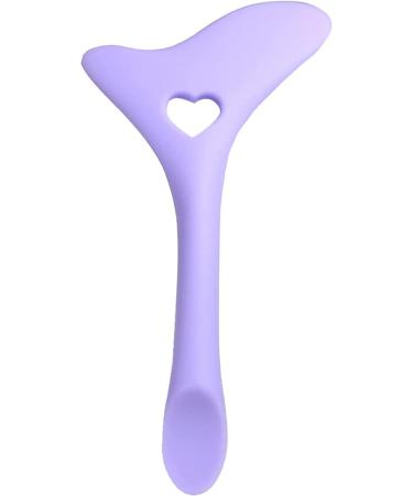 Eyeliner Aid | Silicone Winged Tip Eyeliner Aid | Silicone Eye Liner Aid with Face Cream Scoop for Eyelashes Lipstick Purple - Buy Online on GoSupps.com