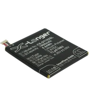 Replacement Battery for TCL P600 P606 S820 - TLp018B2 1800mAh 3.8V Compatible - Fast International Shipping - Buy Online on GoSupps.com