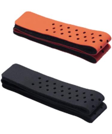 Zunedhys 2 Pack Adjustable Breathable Replacement Wristband for Heart Rate Monitor - Soft Strap (Black & Orange) | International Shipping Available - Buy Online on GoSupps.com