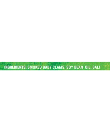 Crown Prince Smoked Baby Clams 3.75oz (Pack of 12) - Premium Seafood Delicacy - Buy Online on GoSupps.com