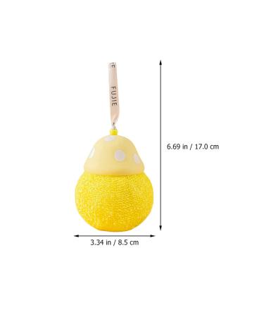 Uonlytech 2pcs Mushroom Bath Balls - Exfoliating Body Scrubbers & Shower Puffs for Spa-like Cleanliness | Ideal Bath Sponge Loofahs for Dry Skin - Buy Online on GoSupps.com