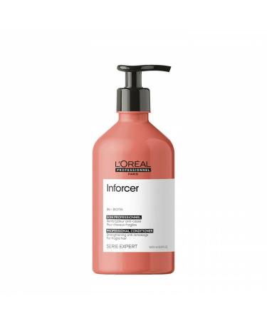 L'Oreal Professionnel Inforcer Deep Conditioner | For Weak & Fragile Hair | Provides Strength and Prevents Breakage| With Biotin & Vitamin B6 | 16.9 Fl. Oz.