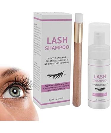 50ml Gentle Eyelash Cleanser & Foam Shampoo for Extensions - Removes Oil & Makeup Residue - Buy Online on GoSupps.com