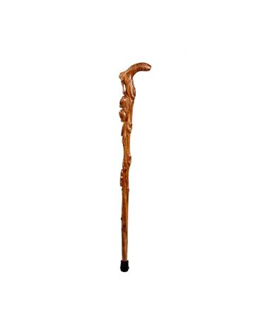 Wooden Walking Sticks Stick Old People Wooden Crutches Chicken Wing Wood Walking Sticks Wood Carving 3 Styles Length 87 Cm (34.25 Inches) Truncation According To Height Mobility Aid for Elderly Senio
