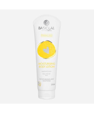 BasicLab Moisturizing Body Lotion | 250 ml | For women and men, for dry, sensitive and atopic skin, soothing, moisturizing, for adults and children