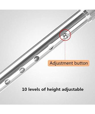 Heavy Duty Forearm Crutches Supports Up to 130kg Closed Cuff Crutches 1 Pair of Lightweight Aluminium Crutches for Adults 10 Stops Adjustable with Sof Lucky Star - Buy Online on GoSupps.com