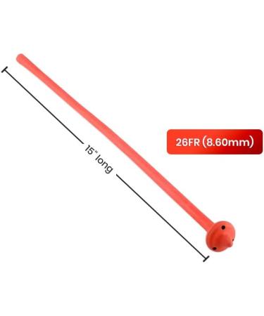 Buy HealthAndYoga Enema Supplies - Retention Deepezer Colon Tube 26Fr - Rubber for Optimal Detox & Comfort - International Shipping Available - Buy Online on GoSupps.com