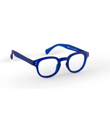 Popme Unisex Ocean Blue Reading Glasses | Blue Light Filter | 2 Diopters for Presbyopia | One Size International Shipping - Buy Online on GoSupps.com