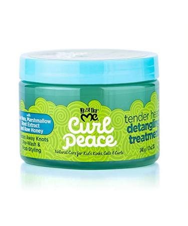 Just For Me Curl Peace Tender Head Detangling Treatment - 12 oz - Paraben, Sulfate, Mineral Oil, and Petrolatum-Free - Pre-Wash & Post-Styling - Gentle Knot Removal - No Animal Testing - Buy Online on GoSupps.com