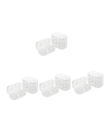 Healeved pack with 16 pieces of contact lens container glasses box glasses case storage container for contact lens lentiletui portable lens carrier form lens organizer form suite