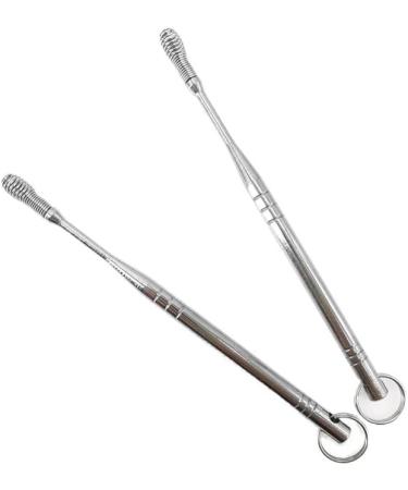 Portable Ear Cleaner Stainless Steel Ear Spoon Set Stainless Steel Ear Wax Remover Reusable Stainless Steel Ear Wax Remover Set Ear Wax Easily Removed Ideal for Personal and Home Use(1PC no ring) - Buy Online on GoSupps.com