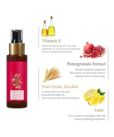 thakor craft Forest Essentials Body Mist Iced Pomegranate & Kerala Lime|Hydrates & Scents the Skin|Body Spray For Men And Women - Buy Online on GoSupps.com