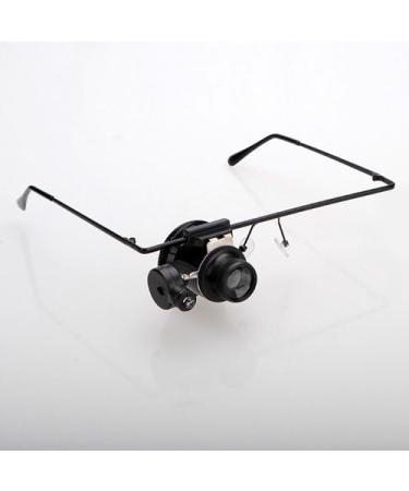 Watch Repair Eye Magnifier Glasses 20X Magnifying Glasses Loupe Jeweler LED Light Lamp Single Lens - Buy Online on GoSupps.com