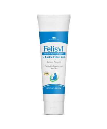 Felisyl Immune System Support Gel for Cats - L-Lysine Supplement for Respiratory Health - Made in The USA - 5 oz - Buy Online on GoSupps.com