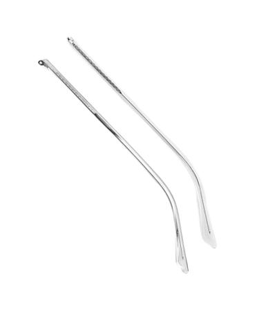 VekkEr Eyeglass Temple ReplacementClear Metal Eyeglass Temple Tips Single Tooth Plastic Eyeglass Replacement Temple Repair Parts 1 Pair