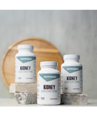 NutraBio Advanced Kidney Support Supplement- Kidney Cleanse Detox & Repair Health Supplement- 30 Servings- 90 Capsules - Buy Online on GoSupps.com