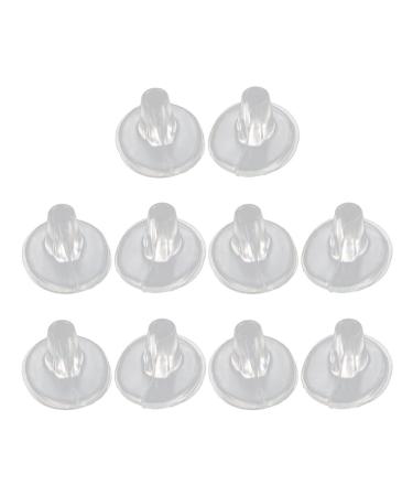Holibanna 5 Pairs Front Pad Shoe Inserts Sandals Shoe Filler Toe Guard Anti- Skid - Flops Pads Flip- Toe Protectors for Shoes Toe Cushions Insoles Foot Pad Sandal Pad Gel Non-slip