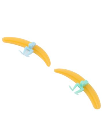Eyelash Separator Tool Reusable Easy Cleaning Rubber Lash Extension Separator Yellow Silicone Assist in separating eyelashes during grafting for beauty salon