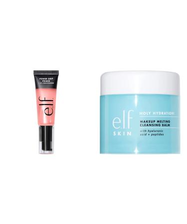 e.l.f. Power Grip Primer + Niacinamide | Makeup Melting Cleansing Balm with Hyaluronic Acid Primer + Cleansing Balm