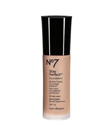 Boots No7 Stay Perfect Foundation (Cool Beige) by Boots 30 ml (Lot de 1) Beige