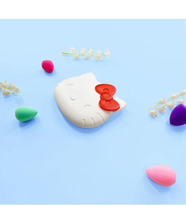 Hello Kitty Kawaii Compact Mirror - Touch Sensor LED Makeup Mirror with 2X Magnifying Top - Adjustable Brightness - White - Buy Online on GoSupps.com