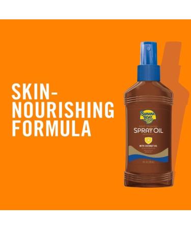 Banana Boat Deep Tanning Spray SPF 4 - 8 Ounces (Pack of 2) - Sun Protection for a Lasting Tan - Buy Online on GoSupps.com