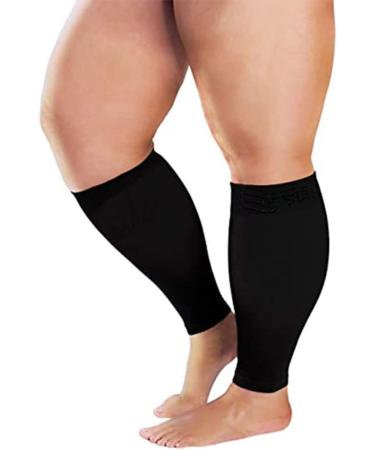 7XL Anti-Thrombotic Varicose Vein Socks - Gradient Pressure, Diabetic Edema, Black (No Feet), Size S-7XL - Buy Online on GoSupps.com