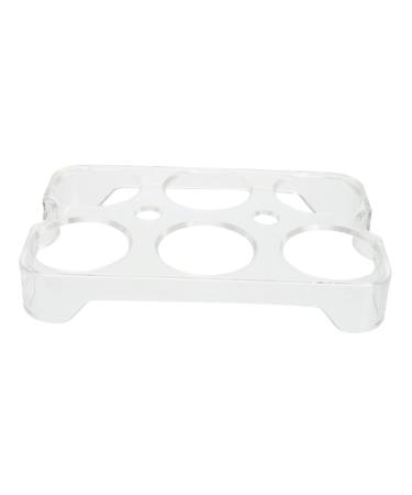 Yardenfun Egg Storage Box Plastic Organizer Bins Drawer Fridge 6 Eggs Tray Egg Tray Container Box Refrigerator Assorted Color 14.8x9.7x2cm