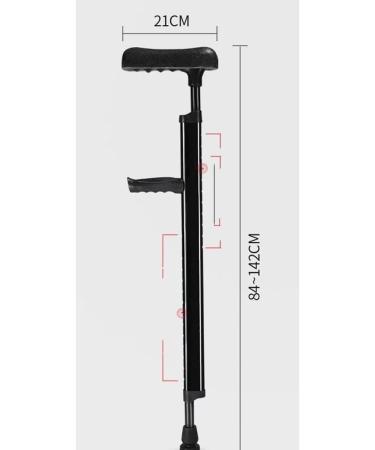 Arm Crutches Young People Fracture Axillary Crutches Foot Injury Crutches Walker Children Single and Double Crutches (Color : B) Smooth Sailing - Buy Online on GoSupps.com
