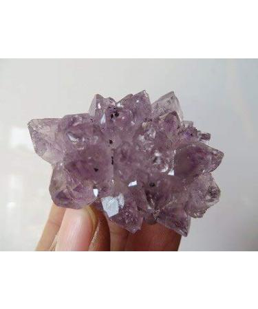 Uruguay Natural Amethyst Flower Quartz Crystal GEODE Cluster 46g JZIGTDEM