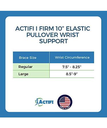 Actifi I Firm Wrist Support - 10 Elastic Hand Brace Wrap for Large Hands - International Shipping Available - Buy Online on GoSupps.com