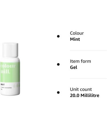 Colour Mill Oil Based Food Colouring 20ml - Mint | Vibrant and Long-lasting Color - Buy Online on GoSupps.com