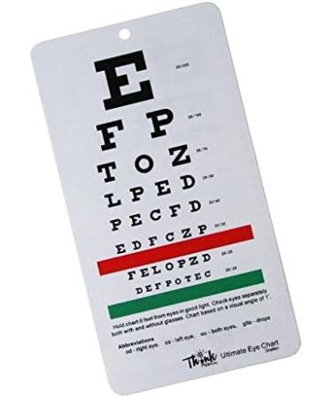 Ultimate Pocket Eye Chart - Rosenbaum/Snellen for Optimal Vision Testing - Buy Online on GoSupps.com