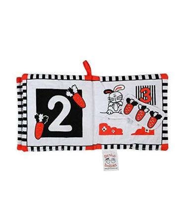 My First ABC Cloth Book for Infants - High Contrast Black, White, and Red Colors - Buy Online on GoSupps.com