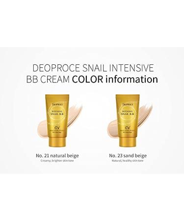 Deoproce Snail Galac Pearl Shining BB Cream SPF50+/PA+++ (#21 Natural Beige) - Brightening and Protecting Formula - Buy Online on GoSupps.com