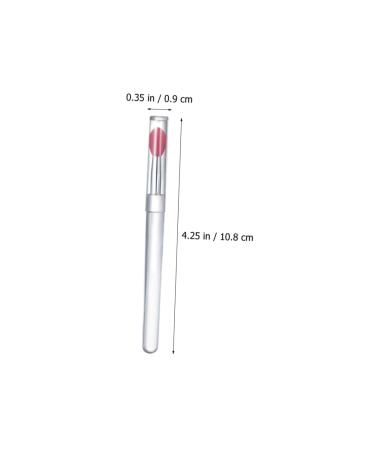 6pcs Silicone Lip Wands - Portable Lip Scrubber & Makeup Applicator Brushes for Lipstick & Eyeshadow - Buy Online on GoSupps.com