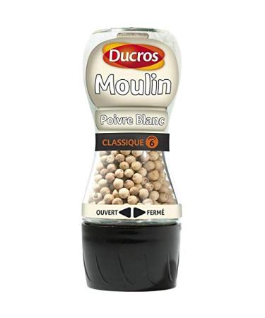 DUCROS - Classic White Pepper Mill No. 6 39G - Pack of 3 - Free Shipping