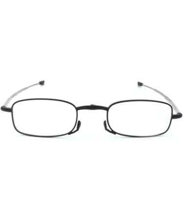 Cokobin Foldable Reading Glasses +3.5 | Stainless Steel Anti-Blue Light Eye Protection | Includes Hard Shell Case | Unisex Reading Aid for Men & Women - Buy Online on GoSupps.com