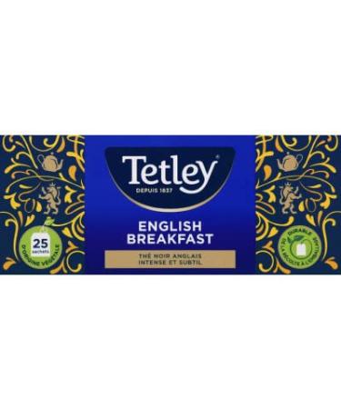 Tetley Th noir English breakfast - Les 25 sachets 50g