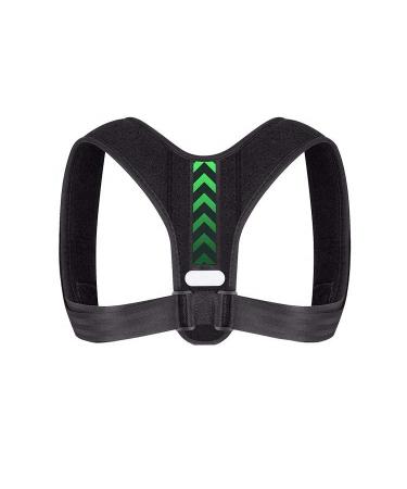 Posture Corrector Back Brace for Men and Women | Straightener for Upper Spine Support and Pain Relief Black