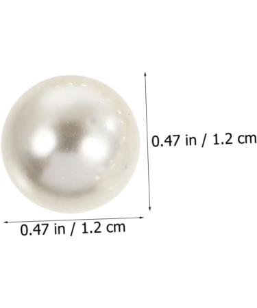 LALAFINA 150 Sets Rivets Claw Imitation Nail Clasps DIY of Buttons Accessories Head-Dress Materials Round 1.2 White - Buy Online on GoSupps.com