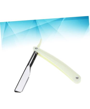 Minkissy Men's Bart Razor Classic Ustura Hairdresser Razor with Replacement Blades | Premium Metal Hair Styler | 1 Pcs White - Buy Online on GoSupps.com