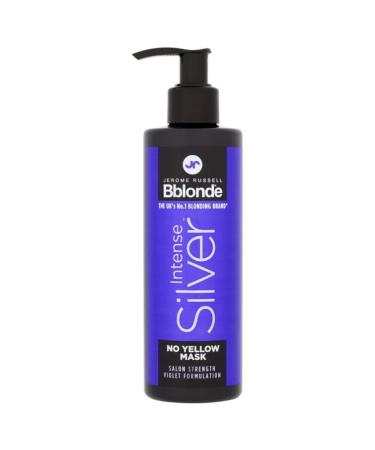Jerome Russell Bblonde Intense Silver No more Yellow Mask-Blonde Hair toner for dry and damaged hair vegan and sulfate-free 250 ml - Buy Online on GoSupps.com